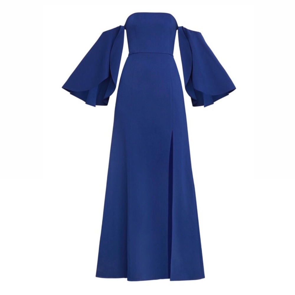 BCBGMAXAZRIA Simone Off-The-Shoulder Gown